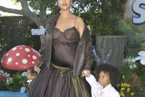 Bang Showbiz / Rihanna at the Smurfs premiere in Los Angeles