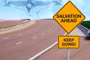 Salvation road sign. Dreamstime/TCA