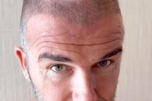 Bang Showbiz / David Beckham has been left with a glaring bald spot after a DIY haircut went wrong