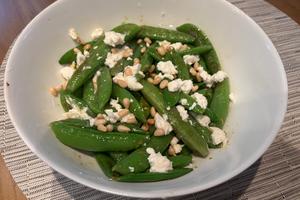 Sugar snap peas need to be cooked quickly to maintain their crispiness while still being cooked through. (Diane Rossen Worthington/TCA)