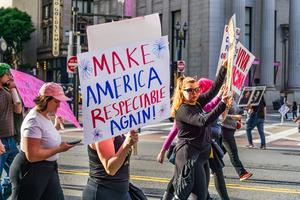 Women's March event. Dreamstime/TCA