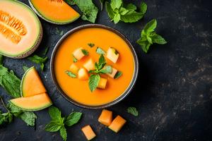 Ginger, basil and orange give the soup a slightly tangy flavor. (Dreamstime/TCA)