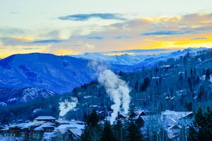 Rocky mountain sun rise at Snowmass and Aspen in Colorado. Dreamstime/TCA