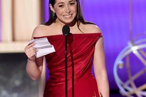 Bang Showbiz / Cristin Milioti accepts her Emmy Award