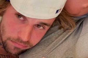 Bang Showbiz / Justin Bieber has shared a series of intimate photographs showing his life with his wife Hailey Bieber and their young son