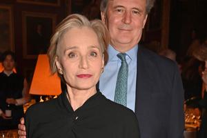 Bang Showbiz / Dame Kristin Scott Thomas and John Micklethwait married last year