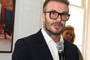 Bang Showbiz / David Beckham was spotted singing along at an Oasis gig in London