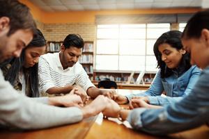 Students at a Christian college. Dreamstime/TCA