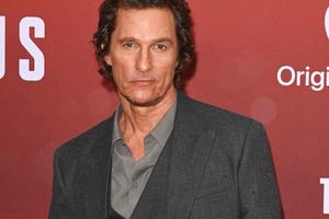 Bang Showbiz / Matthew McConaughey insists his new film The Lost Bus' was never intended to be political'.