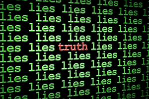 Finding truth amongst the lies. Dreamstime/TCA
