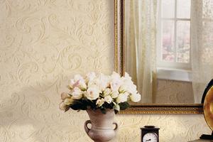 Paintable wallpaper is often used to distinguish walls in adjoining rooms. (Norwall Group/TCA)