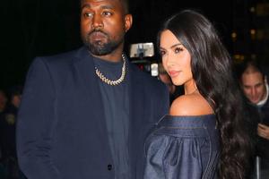 Bang Showbiz / Kanye West and Kim Kardashian in happier times