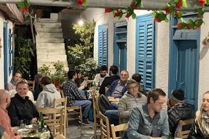 Greek tavernas are often humble at first glance. But after a few laughs and a few drinks, you realize how rich they are in heritage, character, and charm. (Rick Steves, Rick Steves’ Europe)