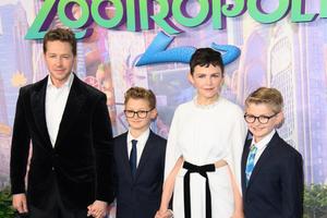 Bang Showbiz / Ginnifer Goodwin and her family at the Zootropolis 2 London premiere.