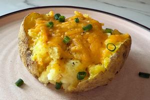 These twice-baked potatoes are relatively simple to make. (Alexandra Foster/TCA)