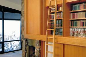 A library ladder has many uses. (Dreamstime/TCA)