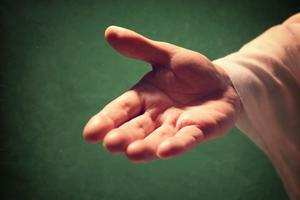 Hand of God reaching out. Dreamstime/TCA