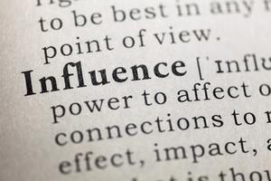 Fake Dictionary, Dictionary definition of the word influence. including key descriptive words. Dreamstime/TCA