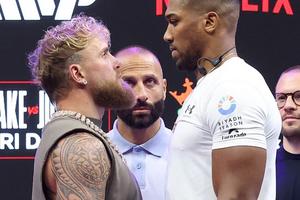 Bang Showbiz / Anthony Joshua has defended his comments about wanting to' kill' Jake Paul.