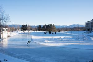 Olympic Oval Speed Skating Rink. Lake Placid, NY. Dreamstime/TCA