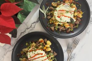 If short on time or seeking convenience, store-bought potato gnocchi makes quick work for a breakfast or brunch dish. (JeanMarie Brownson/TCA)