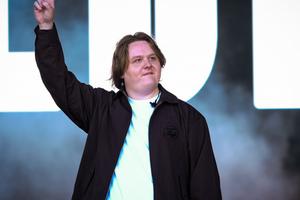 Bang Showbiz / Lewis Capaldi performing at Glastonbury 2025.