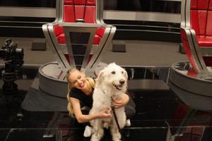 Bang Showbiz / Kelsea Ballerini and Dibs on the set of The Voice / © Instagram