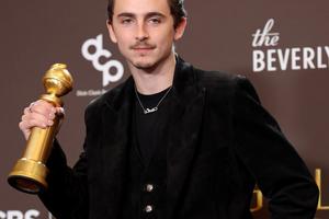 Bang Showbiz / Timothee Chalamet feels 'grateful' after the Golden Globe Awards