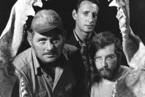 Bang Showbiz / Robert Shaw, Richard Dreyfuss and Roy Scheider in Jaws.