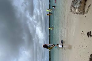 Wind surfers on Bonaire. Andy Yemma