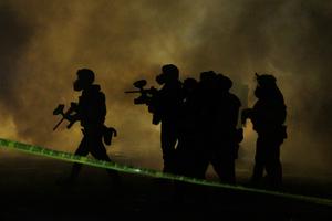 Federal agents deploy tear gas as residents protest a federal agent-involved shooting during an immigration enforcement operation in Minneapolis, Minn., on Jan. 14, 2026. Madison Thorn/Anadolu via Getty Images