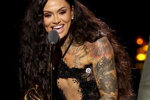 Bang Showbiz / Kehlani with her Grammy Award
