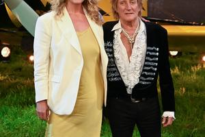 Bang Showbiz / Penny Lancaster Stewart and Rod Stewart.