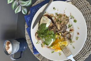 Using an assortment of mushrooms gives the dish a variety of flavors and textures. (JeanMarie Brownson/TCA)