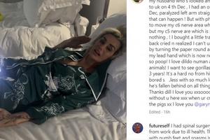 Bang Showbiz / Gary Numan's wife left paralysed after back operation