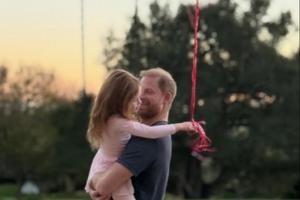 Bang Showbiz / Prince Harry and Princess Lilibet shared a sweet embrace on Valentine's Day