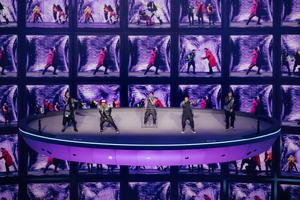 Bang Showbiz / Backstreet Boys performing at Las Vegas Sphere