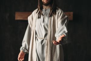 Jesus offering forgiveness. Dreamstime/TCA