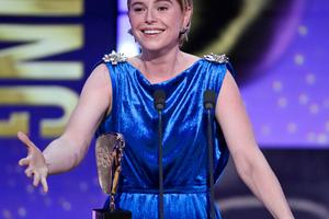 Bang Showbiz / Jessie Buckley accepting the Best Leading Actress gong at the 2026 EE BAFTA Film Awards