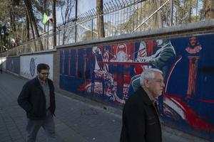 When it came to U.S.-Iran talks, the writing was on the wall.  Morteza Nikoubazl/NurPhoto via Getty Images