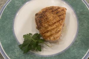 Grilled swordfish gets its flavor from a zesty marinade. (Diane Rossen Worthington/TCA)