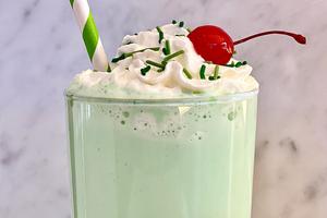 This creamy green shake comes together with just a handful of basic ingredients. (Kelli Foster/TCA)