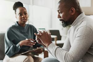 Community-based walk-in clinics and behavioral health centers can help men returning from jail or prison find support. Jacob Wackerhausen/iStock via Getty Images Plus