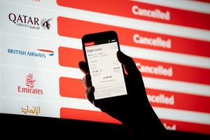 Canceled flights due to the Iran war have made it difficult for Americans to leave countries in the Middle East. Marcin Golba/NurPhoto via Getty Images