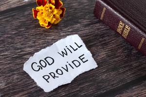 God will provide. Dreamstime/TCA