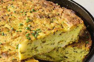 This hearty and delicious pie will be the talk of the seder. (Alex Lepe/TCA)