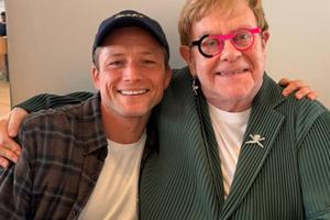 Bang Showbiz / Sir Elton John reunited with Taron Egerton this week