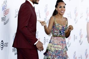Bang Showbiz / Couple Nnamdi Asomugha and Kerry Washington