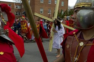 A Good Friday procession in Riverdale, Maryland. AP Photo/Jose Luis Magana