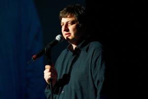 Bang Showbiz / Bob's Burgers star Eugene Mirman was rushed to hospital after being pulled from a burning car
